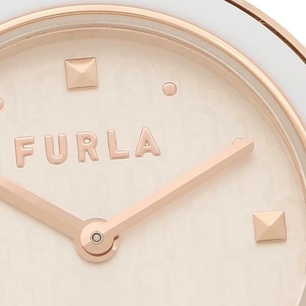 フルラ 時計 レディース バングル28 MM クォーツ ホワイト ピンクゴールド FURLA WW00010006L3 詳細画像