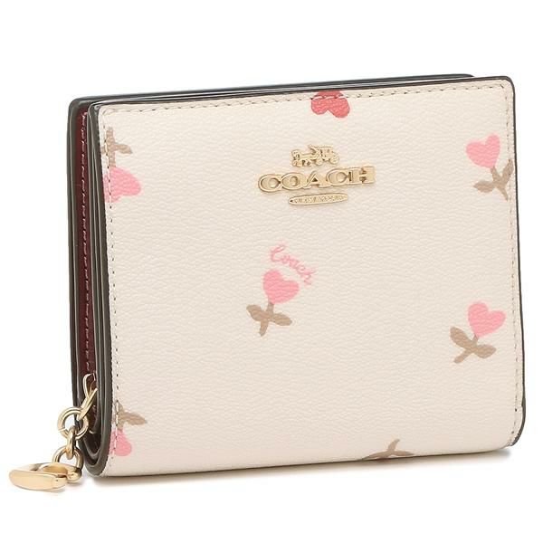 コーチ 三つ折り財布 ミニ財布 ピンク レディース Coach 2924 Axes