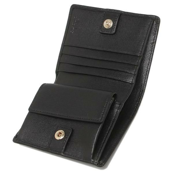 フルラ 二つ折り財布 アウトレット クラシック ミニ財布 ブラック レディース FURLA PCB9CL0 B30000 O6000 詳細画像