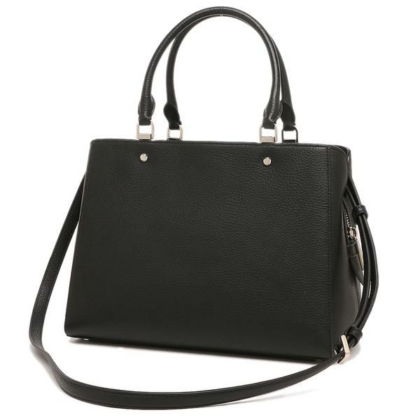 ケイトスペード ハンドバッグ ショルダーバッグ アウトレット レイラ MED TRPL COMPT SACHEL ブラック レディース KATE SPADE WKR00335 001 詳細画像