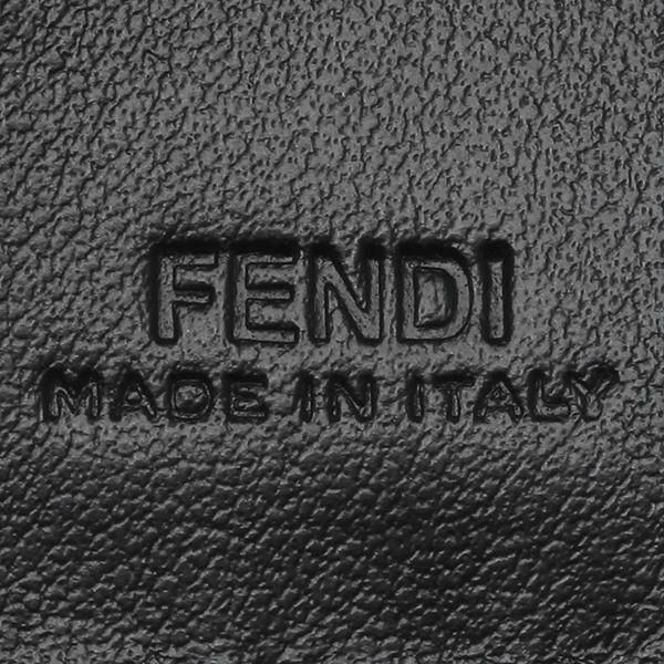 フェンディ 二つ折り財布 エフイズフェンディ ブラック レディース FENDI 8M0387 A18B F0KUR 詳細画像