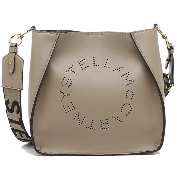 ステラマッカートニー ショルダーバッグ ミニクロスボディ ミニサイズ ロゴ ブラウン レディース STELLA McCARTNEY 700073 W8542 2800 詳細画像