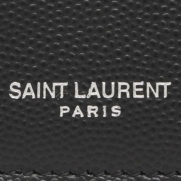 サンローランパリ カードケース フラグメントケース ブラック メンズ レディース SAINT LAURENT PARIS 609362 BTY0N 1000 詳細画像