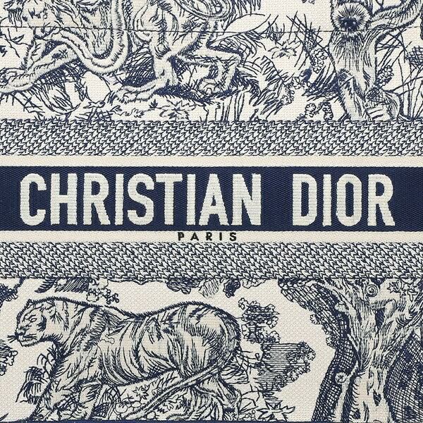 クリスチャンディオール トートバッグ トワル ドゥ ジュイ エンブロイダリー ブックトート Sサイズ レディース Christian Dior M1296 ZTDT 詳細画像