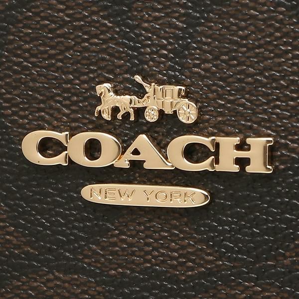 コーチ アウトレット ショルダーバッグ シグネチャー ブラウン レッド レディース COACH 2312 IMRVQ 詳細画像