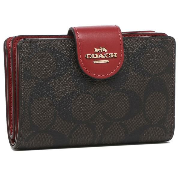 コーチ アウトレット 二つ折り財布 シグネチャー レディース COACH