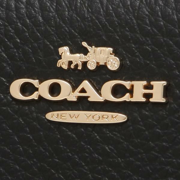 コーチ アウトレット 二つ折り財布 ミニ財布 ブラック レディース COACH C2862 IMBLK 詳細画像