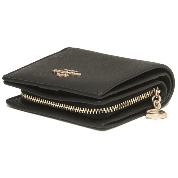 コーチ アウトレット 二つ折り財布 ミニ財布 ブラック レディース COACH C2862 IMBLK 詳細画像