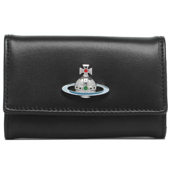 ヴィヴィアンウエストウッド キーケース エマ ブラック レディース メンズ VIVIENNE WESTWOOD 51020001 40564 N411 詳細画像