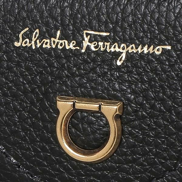 サルヴァトーレフェラガモ ハンドバッグ ブラック レディース Salvatore Ferragamo 210388 詳細画像