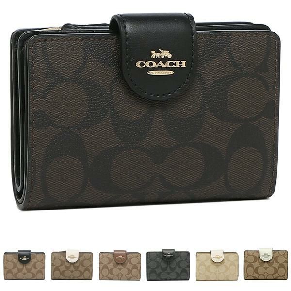 コーチ アウトレット 二つ折り財布 シグネチャー レディース COACH FC0082