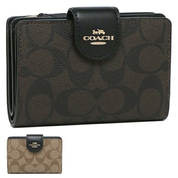 コーチ アウトレット 二つ折り財布 シグネチャー レディース COACH FC0082