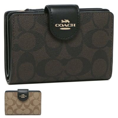 コーチ アウトレット 二つ折り財布 シグネチャー レディース COACH FC0082