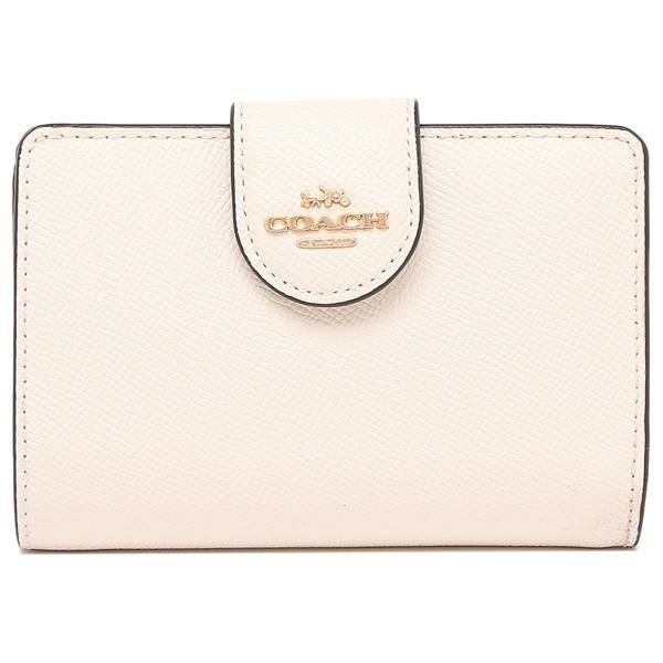 コーチ アウトレット 二つ折り財布 ホワイト レディース COACH 6390 IMCHK 詳細画像