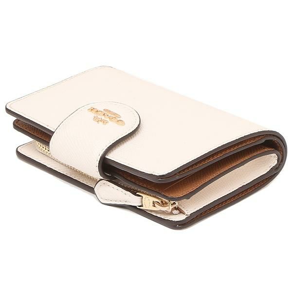 コーチ アウトレット 二つ折り財布 ホワイト レディース COACH 6390 IMCHK 詳細画像