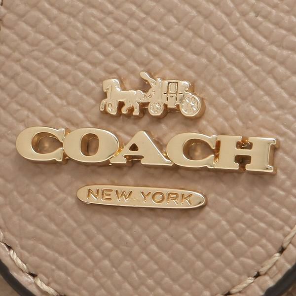 コーチ アウトレット 二つ折り財布 ベージュ レディース COACH 6390 IMTAU 詳細画像