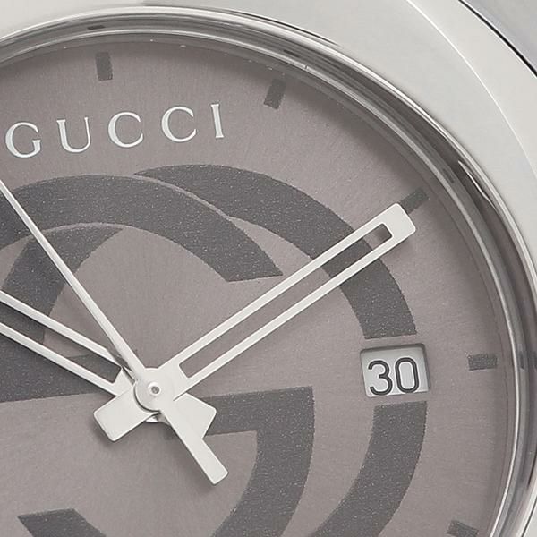 グッチ 時計 レディース メンズ シンク 46mm クォーツ グレー ブラック GUCCI YA137116 詳細画像