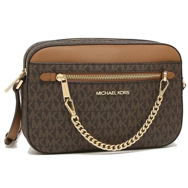 マイケルコース アウトレット ショルダーバッグ ジェットセットアイテム ブラウン レディース MICHAEL KORS 35S1GTTC9B BRW