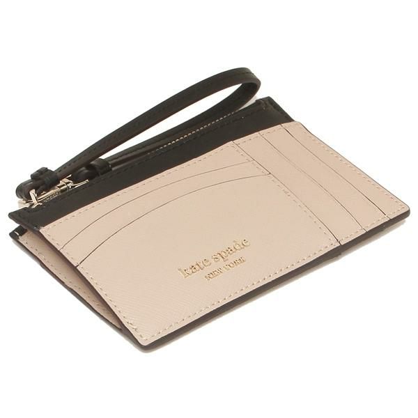 ケイトスペード カードケース スペンサー リストレット ベージュ レディース KATE SPADE PWR00278 195 詳細画像
