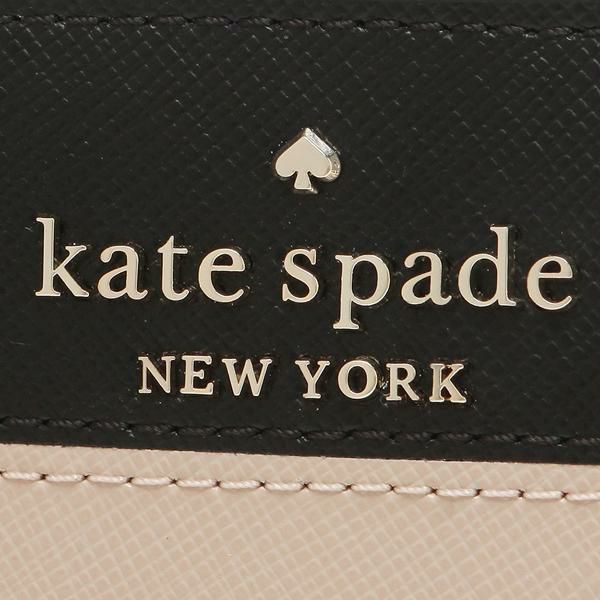 ケイトスペード アウトレット 二つ折り財布 ステイシー ベージュマルチ レディース KATE SPADE WLR00124 129 詳細画像