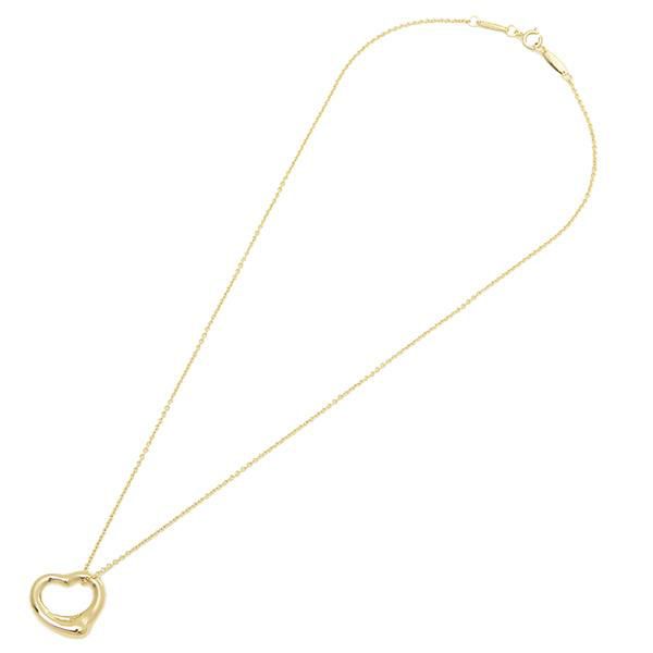 ティファニー ネックレス アクセサリー TIFFANY&Co. 10667356 スモール 18K エルサ・ペレッティ オープンハート SM 16in 18Y ペンダント イエローゴールド 詳細画像