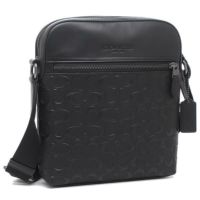 コーチ アウトレット ショルダーバッグ シグネチャー ブラック メンズ COACH 4009 QBBK