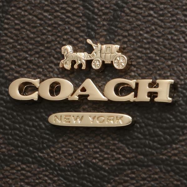 コーチ アウトレット トートバッグ シグネチャー ブラウン レッド レディース COACH 5696 IMRVQ A4対応 詳細画像