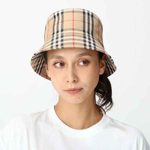 バーバリー 帽子 バケットハット ベージュ メンズ レディース BURBERRY 8026927 A7026