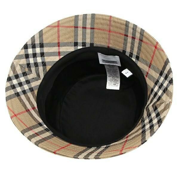 バーバリー 帽子 バケットハット ベージュ メンズ レディース BURBERRY 8026927 A7026 詳細画像