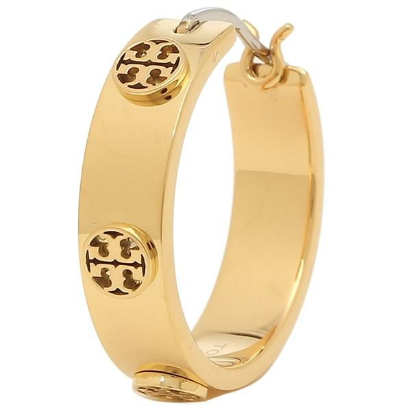 トリーバーチ ピアス アクセサリー ミラースタッズ フープ ゴールド レディース TORY BURCH 65094 720 詳細画像