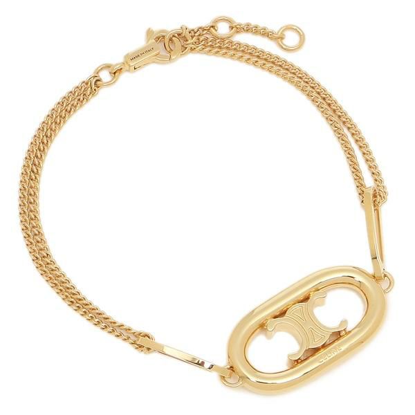 セリーヌ ブレスレット バングル アクセサリー マイヨン トリオンフ ゴールド レディース CELINE 46S906BRA 35OR