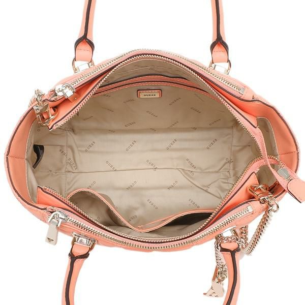 ゲス トートバッグ ショルダーバッグ KAMINA STATUS SATCHEL ピンク レディース GUESS VG811106 COR A4対応 詳細画像