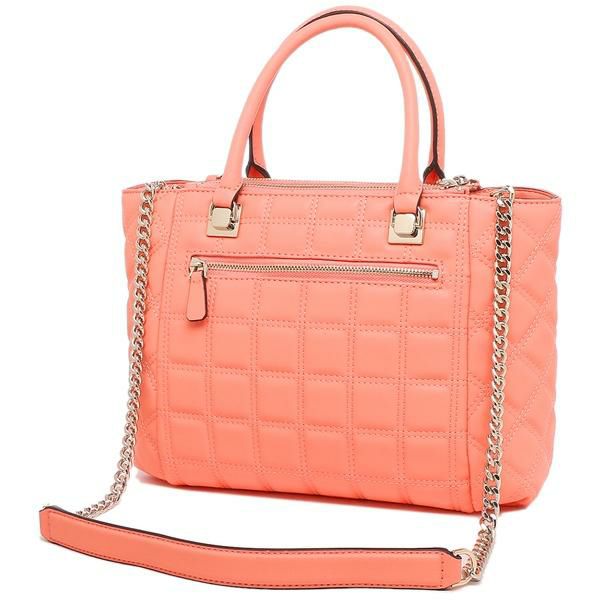 ゲス トートバッグ ショルダーバッグ KAMINA STATUS SATCHEL ピンク レディース GUESS VG811106 COR A4対応 詳細画像