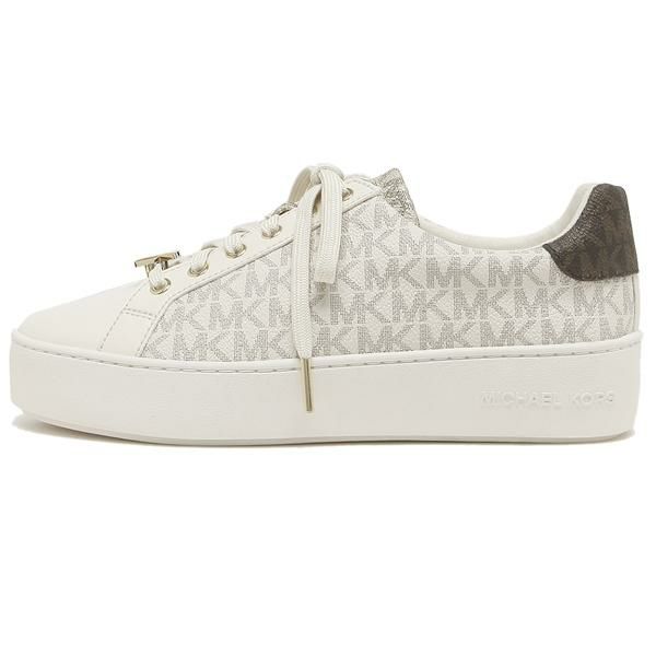 マイケルコース アウトレット スニーカー ポピーレースアップ バニラ レディース MICHAEL KORS 49S0POFS2B VANILLA 詳細画像
