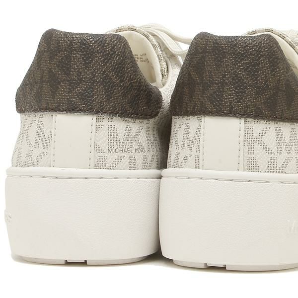 マイケルコース アウトレット スニーカー ポピーレースアップ バニラ レディース MICHAEL KORS 49S0POFS2B VANILLA 詳細画像