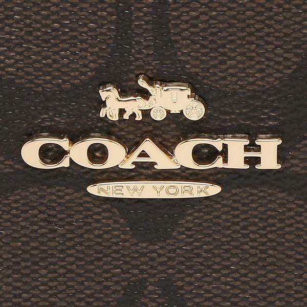 コーチ アウトレット ショルダーバッグ ブラウン ブラック レディース COACH C2819 IMAA8 詳細画像