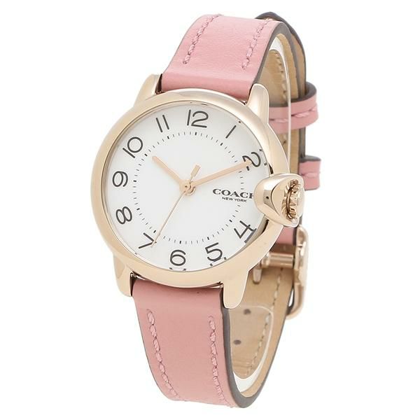 コーチ 時計 レディース アーデン 28mm クォーツ ホワイト ピンク COACH 14503615 詳細画像