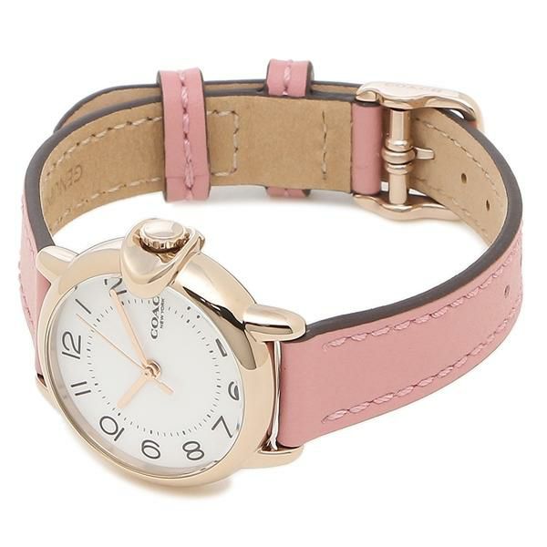 コーチ 時計 レディース アーデン 28mm クォーツ ホワイト ピンク COACH 14503615 詳細画像