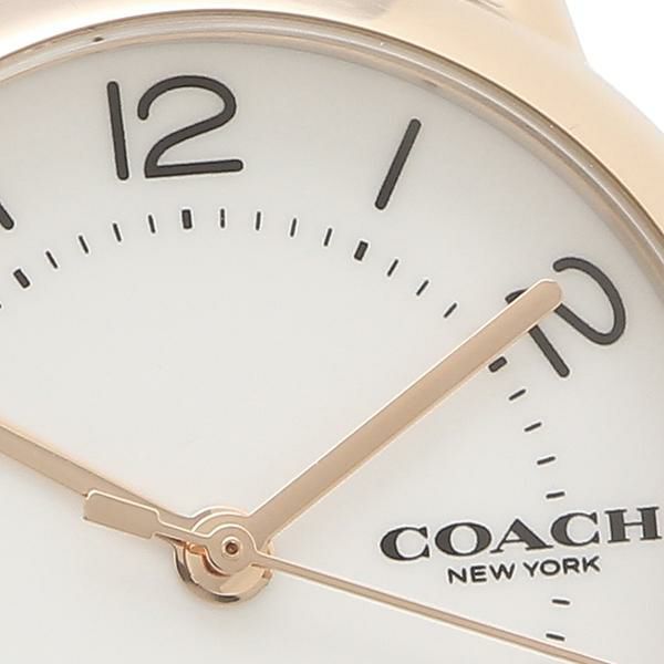 コーチ 時計 レディース アーデン 28mm クォーツ ホワイト ピンク COACH 14503615 詳細画像