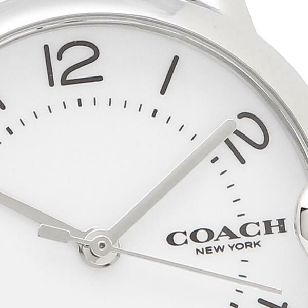 コーチ 時計 レディース アーデン 28mm クォーツ ホワイト レッド COACH 14503618 詳細画像