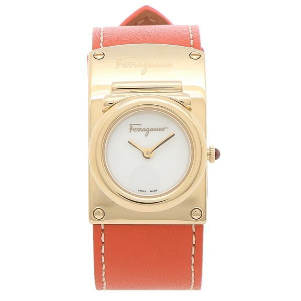 最低価格の 257 Ferragamo フェラガモ時計 レディース腕時計 イエロー