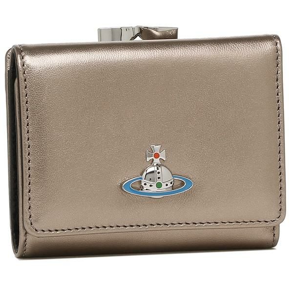 ヴィヴィアンウエストウッド 三つ折り財布 エマ ガンメタル レディース VIVIENNE WESTWOOD 51010018 40564 Q401