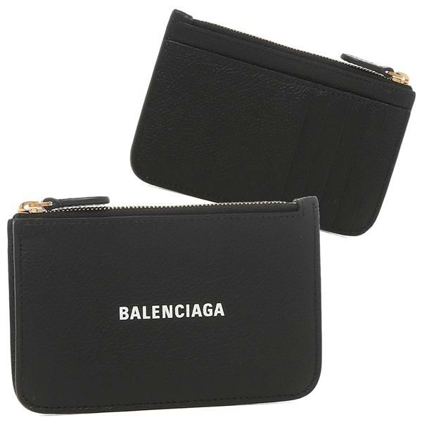 バレンシアガ カードケース キャッシュ コインケース ブラック メンズ レディース BALENCIAGA 637130 1IZIM 1090