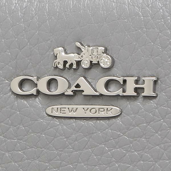 コーチ アウトレット 二つ折り財布 ミニ財布 グレー レディース COACH C2862 SVE7 詳細画像
