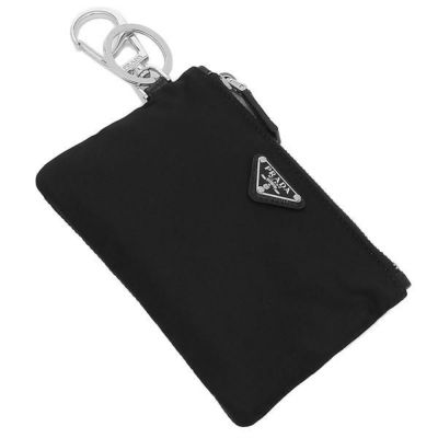 プラダ 二つ折り財布 トライアングル ブラック メンズ PRADA 2MO004