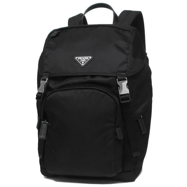 プラダ リュックサック バックパック テスート トライアングルロゴ ブラック メンズ PRADA 2VZ135 2DMG F0002 HOL A4対応 詳細画像