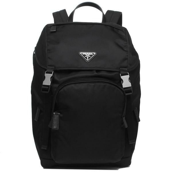 プラダ リュックサック バックパック テスート トライアングルロゴ ブラック メンズ PRADA 2VZ135 2DMG F0002 HOL A4対応 詳細画像