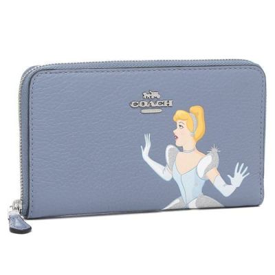 コーチ アウトレット 長財布 ディズニー コラボ シンデレラ ブルー レディース Coach C25 Svew 21春夏新作 Axes コーチ アウトレット 長財布 ディズニー コラボ シンデレラ ブルー レディース Coach C25 Svew 21春夏新作 Axes