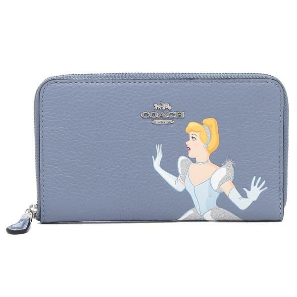 コーチ アウトレット 長財布 ディズニー コラボ シンデレラ ブルー レディース Coach C25 Svew 21春夏新作 Axes コーチ アウトレット 長財布 ディズニー コラボ シンデレラ ブルー レディース Coach C25 Svew 21春夏新作 Axes