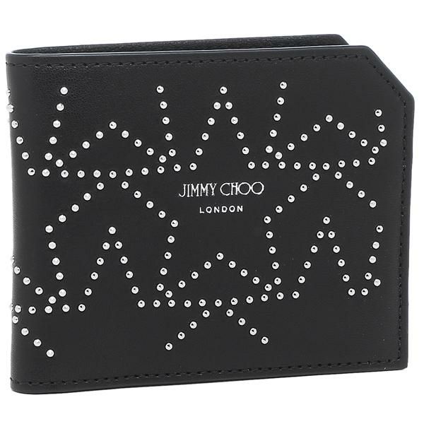ジミーチュウ 二つ折り財布 アルバニー ブラック メンズ JIMMY CHOO ALBANYDDP 14503731